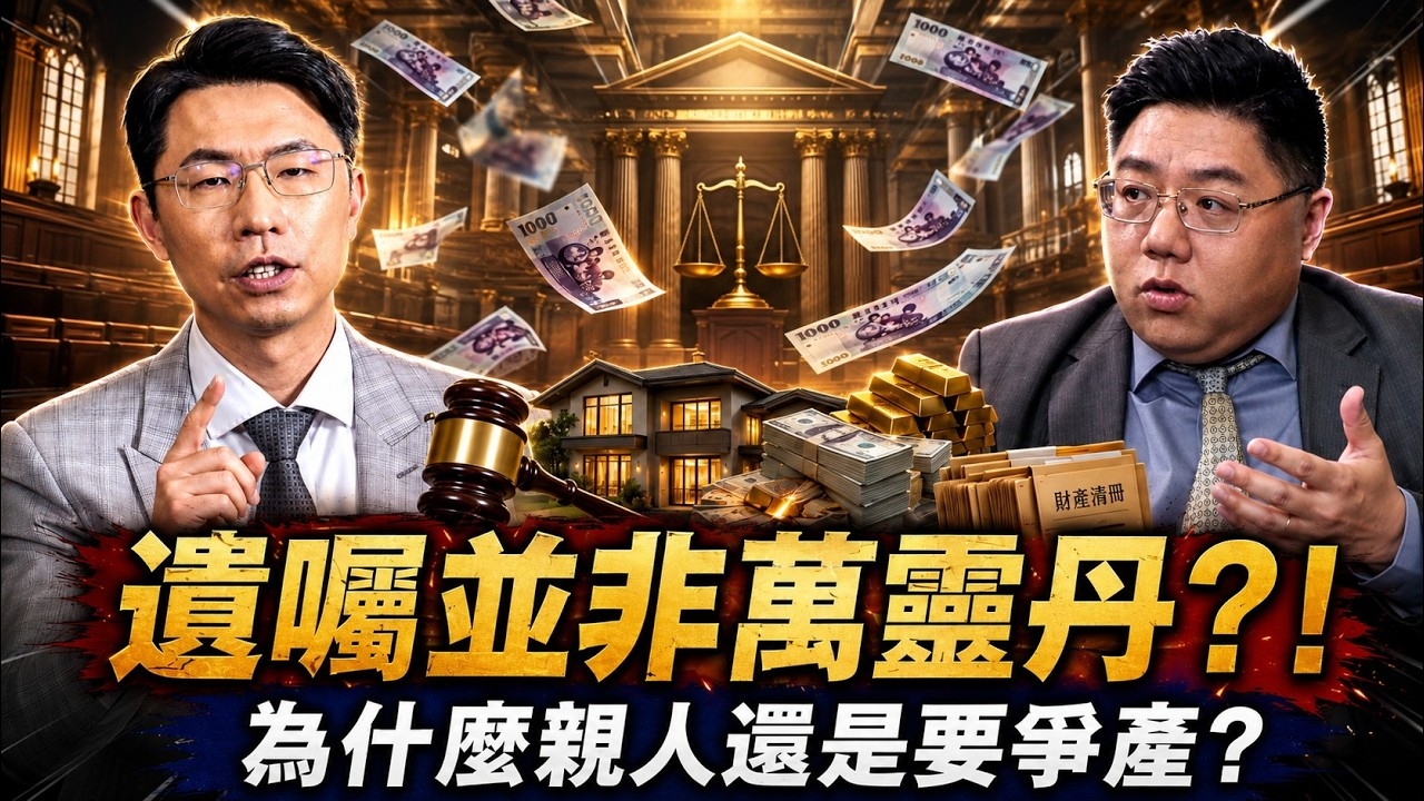 遺囑並非萬靈丹？為什麼親人還是要爭產